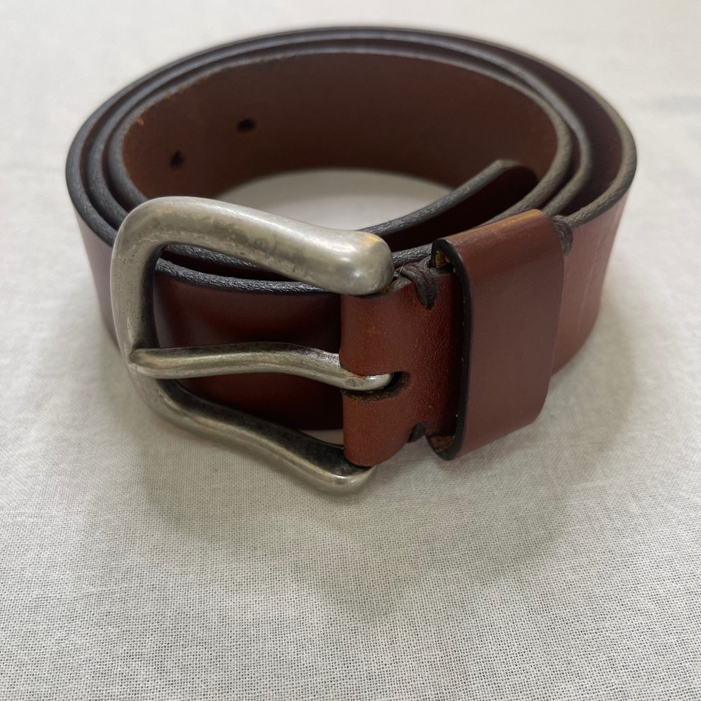 Leather belt